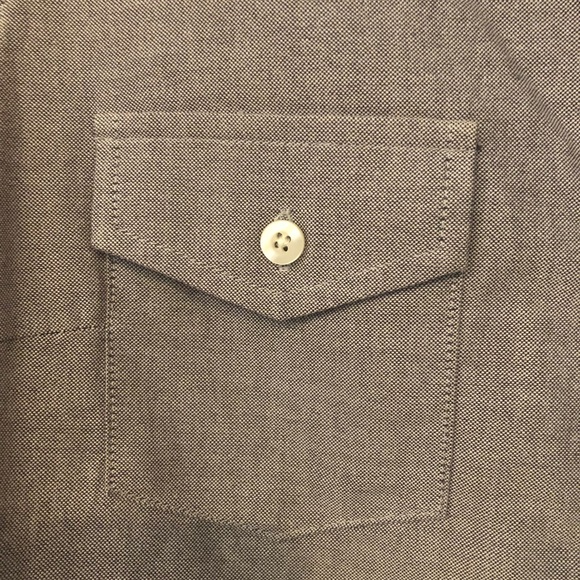 LUX Oxford Shirt with 3/4 sleeves and tie bottom - Picture 5 of 6
